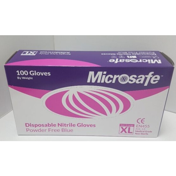 Microsafe naturelle nitrile gloves